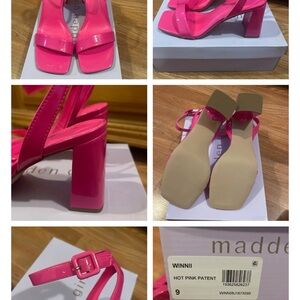 Madden Girl Hot Pink Strappy Heels